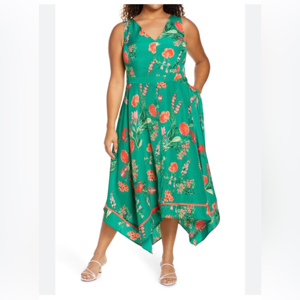 Vince Camuto Sleeveless Midi Dress